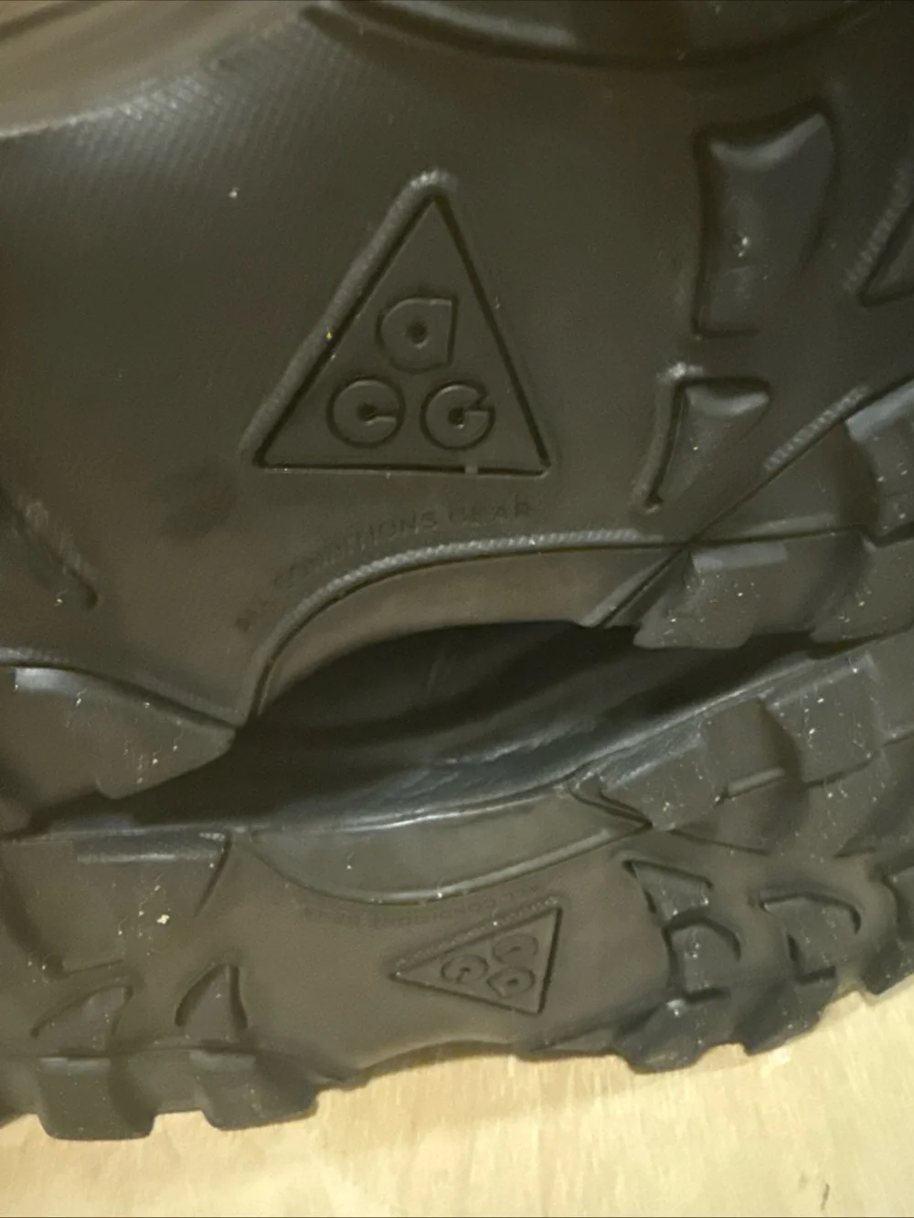 Nike ACG 2015 black leather Shoes/boots , Mens Size 13